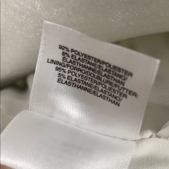 Anne Klein Black and White Ripple Cap Sleeve Midi Dress Size 6  325 - Picture 12 of 14